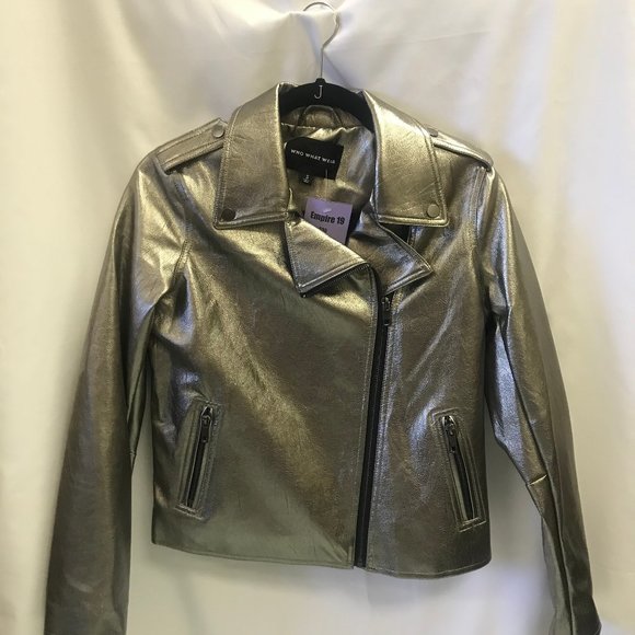 Who What Wear Gold Jacket - Picture 1 of 5
